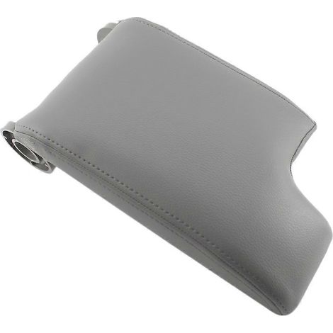 Couvercle d'accoudoir en cuir gris pour BMW Série 3 E46 (1998-2006) (1/5)