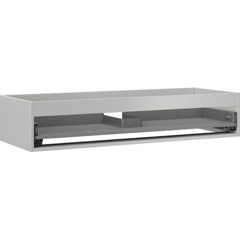 Mexen Box-A corps du meuble sous-lavabo 120 cm, 1 tiroir, gris mat - 91AX0-1200-235-1-62 (1/4)