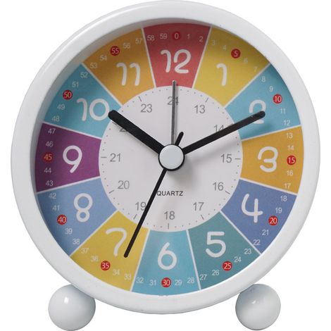 Horloge Pédagogique Enfant - Horloge Analogique pour Apprendre l'Heure - Pour Chambre d'Enfant ou Salle de Classe - 1 Pièce (1/5)