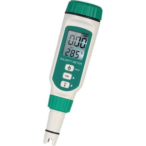 Misuratore di salinità digitale con display LCD per test in acqua salmastra, acqua salata e acqua marina misurazione di precisione (1/4)