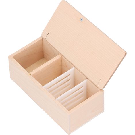 Réfrigérateur miniature à l'échelle 1/12, jouet réaliste à une porte, en bois non peint, pour maison de poupée. (1/5)