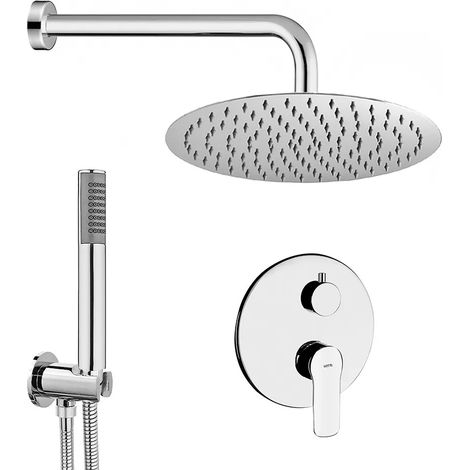 Set doccia incasso completo con soffione 20 slim e kit doccia Punta+ (1/5)