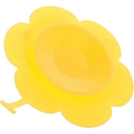 Set de table pour bébé antidérapant, lot de 2 sets de table en silicone jaune (1/5)