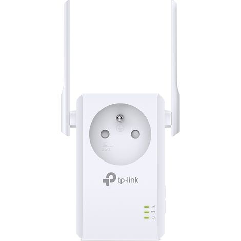 Tp-Link – Répéteur WiFi 300 Mbps avec prise gigogne – Antennes externes pour signal puissant – Port Ethernet pour connexion stable (1/10)