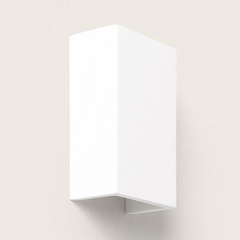 Applique da Parete Gesso Dupmy Square Bianco