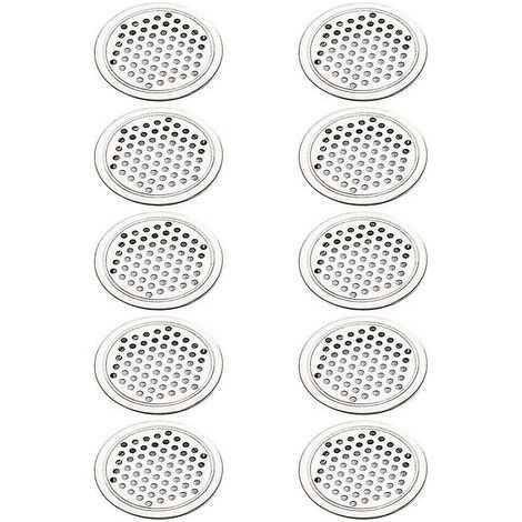 20 round stainless steel ventilation grilles (1/4)
