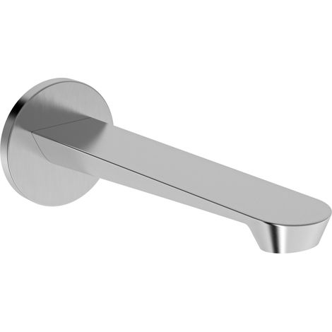 HANSA HA Bec verseur HANSAGENESIS 3750 Rosace ronde - L=180 Saillie 185 mm DN15 Acier brossé, 3750210080