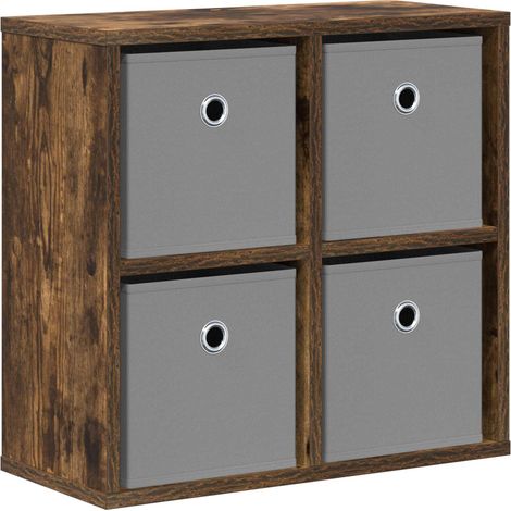Sideboard with Drawer Smoked Oak 49.5 x 22 x 47 cm vidaXL