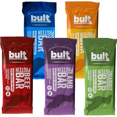 BULT BAR Hunde-Proteinriegel, verschiedene Geschmacksrichtungen, 5 x 75 g (1/5)