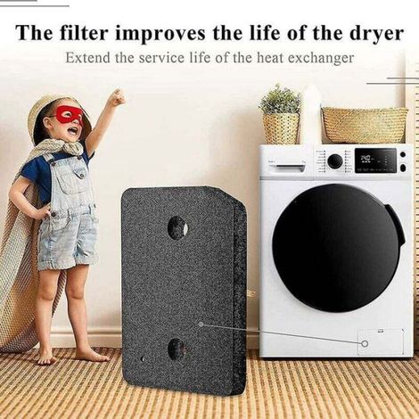 Lot de 5 filtres Miele 9164761 pour sèche-linge actif Tdb230wp (1/4)