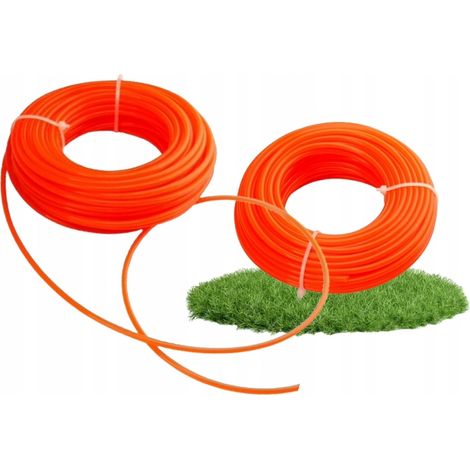 Hilo de corte para cabezal de desbrozadora 2,4 mm 15 m (1/3)