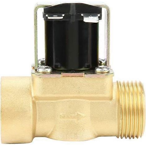 Électrovanne d'arrivée d'eau à commande pilote normale, en laiton DN20 G3/4 (1/4)