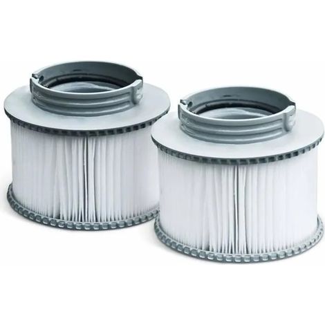Lot de 2 filtres pour spa, Ø11,5 x 8,6 cm, compatibles avec Camaro Alpine Silver Cloud, filtration d'eau (1/4)