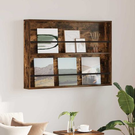Magazinregal Geräucherte Eiche 100 x 12 x 70 cm Holzwerkstoff
