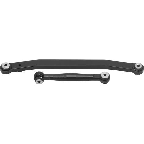 Biellettes de direction en alliage d'aluminium pour voitures RC Axial SCX24 90081 1/24 (pièces détachées noires) (1/5)