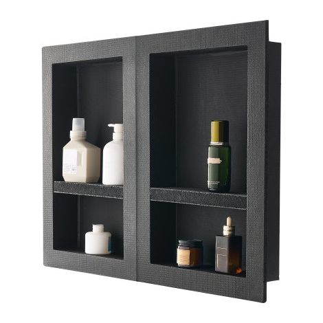 Niche Encastrable Salle de Bain - 40 - 6x61 cm + 40 - 6x61 cm (1/5)