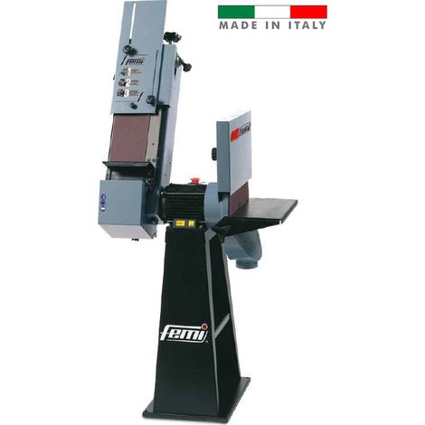 FEMI Levigatrice a nastro/disco combinata con supporto - Trifase 1600W Nastro 150 x 1750 mm - 8286232 (1/2)