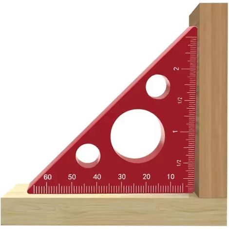 Rechtwinkliger Lineal, Zimmermannslineal, Winkel, Leiter, MachinistRed (1/5)