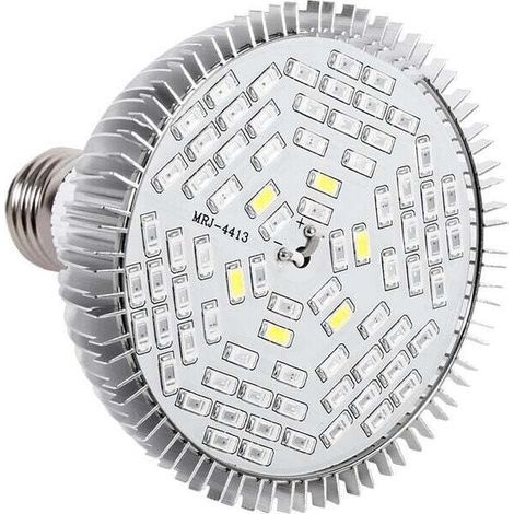 1 pc 50W Full Spectrum E27 LED Plant Grow Light for Garden (78 LEDs) (1/4)