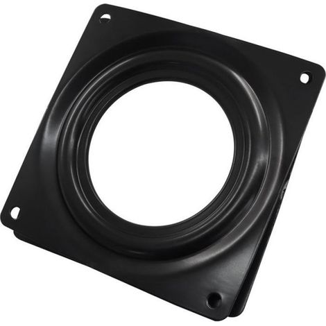 Plateau Tournant - Fer Massif - 9 4 Cm - Rotation 360 Degres - Pour Meubles Et Presentoirs - Lot De 2 (1/5)