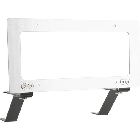 Kit de support de plaque d'immatriculation en alliage d'aluminium de remplacement pour Tesla Model 3 2017-2022, argent (1/5)