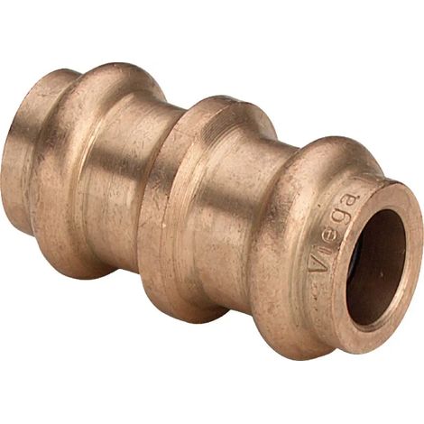 Viega Profipress Sanpress-Manicotto di riduzione, d1 12, d2 10 bronzo rosso Modello 9778.0, 335953