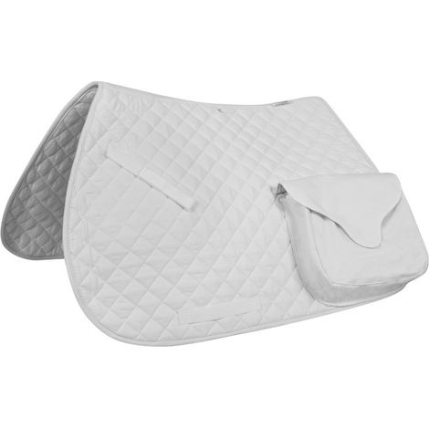 Nero - Sottosella inglese da trekking in cotone con tasche laterali (1/5)