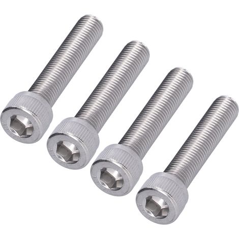 4 vis à tête hexagonale creuse en acier inoxydable A2, pas fin de 1,25 mm, M10x50 (1/5)
