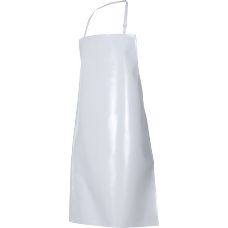Delantal Peto De Pvc Blanco U