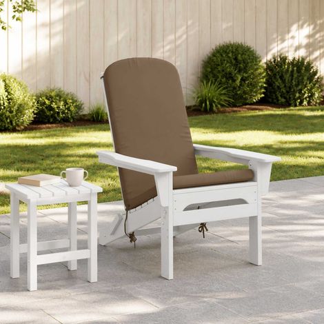 vidaXL Adirondack Chair Cushion GEMERT 100% Polyester Taupe (1/5)