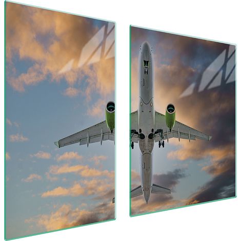 Assiette en verre et planche à découper 100x52 plane (1/5)
