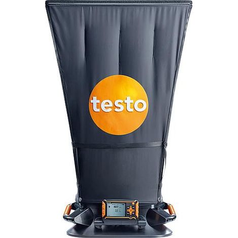 Testo – Anémomètre 420 – Mesure débit volumétrique – Connectivité Bluetooth – Redresseur de débit intégré – Pour sorties d'air grandes tailles (1/5)