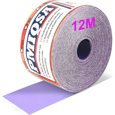 Rouleau de Papier de Verre Céramique Violet 70 mm x 12 m, Grain 600 (1/5)
