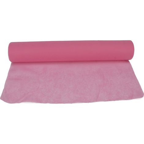 Lingette de Table de Soin en Non-Tissé Doux pour la Peau, Rouleau de Draps Jetables pour Spa, Salon de Beauté, Centre de Gestion de Peau, Rose (1/5)