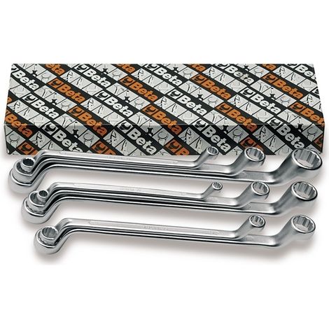 BETA 90/S8 - Serie di 8 chiavi poligonali doppie curve
