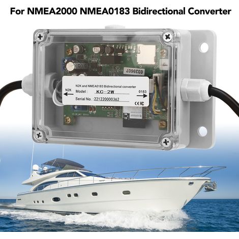 KC-2W Bidirektionaler Konverter für NMEA2000 und NMEA0183 mit WLAN-Unterstützung und Kraftstoffdurchflusssensor (Plug & Play) (1/5)