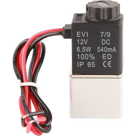 Robuste et Fiable Électrovanne 2/2 à Deux Positions, Normalement Ouverte, 12V CC (1/5)