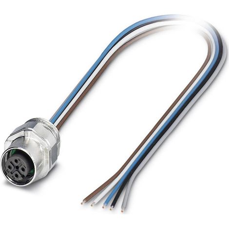 Connecteur femelle encastrable pour capteurs/actionneurs Contenu: 1 pc(s) Phoenix Contact SACC-EC-FS-5CON-M16/0,5 SCO 1 (1/2)