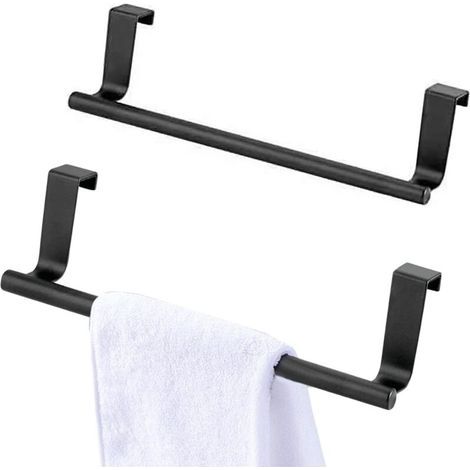 2 Porte Torchon Cuisine, Accroche Torchon, Rail de Suspension en Acier Inoxydable Pour Cuisine Et Salle de Bain, Porte Serviette Salle de Bain Sans Percage,Porte Torchon (1/4)