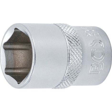BGS Steckschlüssel-Einsatz Sechskant Antrieb Innenvierkant 12,5 mm (1/2") SW 19 mm - 2919 (1/2)