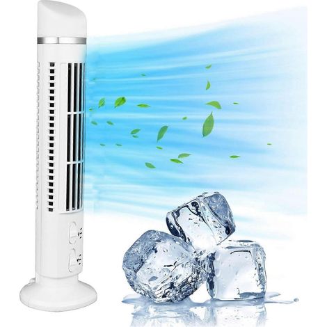 Ventilateur tour sans pales avec oscillation à 90°, refroidissement silencieux de 34 dB pour la chambre et la maison (blanc) (1/5)