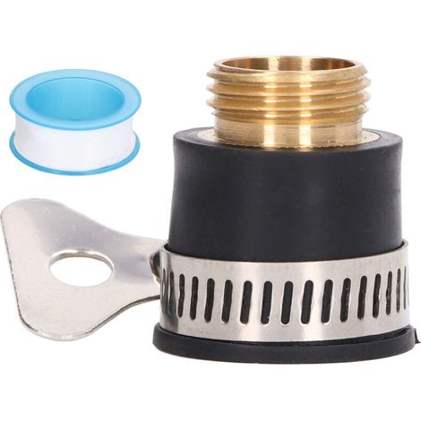 Adattatore universale per rubinetto, per tubo flessibile da cucina e da giardino, attacco rapido da 1/2 pollice. (1/5)