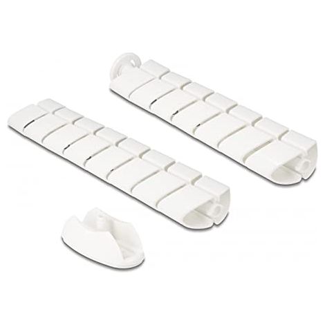 DELOCK KABELKANAL POUR SCHREIBTISCH 740 X 75 MM HÖHENVERSTELLBAR BLANC 20797