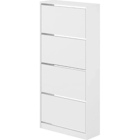 Scarpiera 4 ante a ribalta SHC540BI colore bianco (1/5)