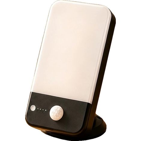 Aplique de pared, giratorio 360°, carga USB inalámbrica, 1 unidad. (1/2)