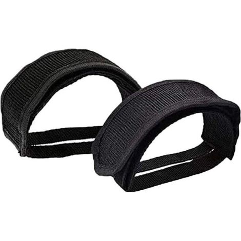 2 sangles de pédales, sangles de pédales de vélo, antidérapantes, doubles sangles auto-adhésives, sangles de cale-pieds (1/5)