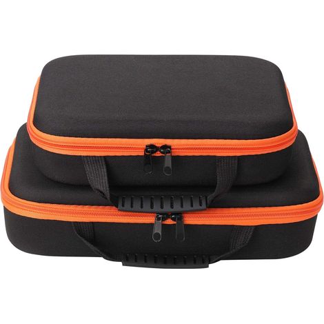 Sac à Outils, Kit D'outils de Forage Composite EVA en Tissu Oxford Portable, Sac de Jeu de Forets pour Composants électroniques, Perceuses, Vis, Mini-Tournevis, Clés et Autres (L) (1/5)