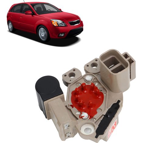 Ce régulateur de tension d'alternateur convient aux Hyundai Kia Tucson Tiburon Rio (numéro de pièce : FTD-1506A3). (1/5)