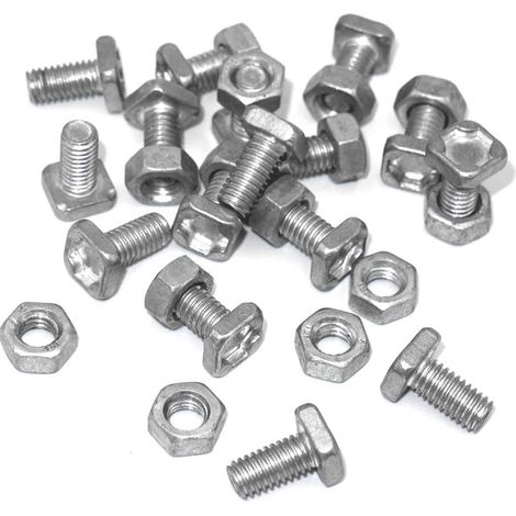 Kits de boulons et écrous hexagonaux et boulons à tête carrée pour la construction et la réparation de serres, accessoires pour serres. (1/5)