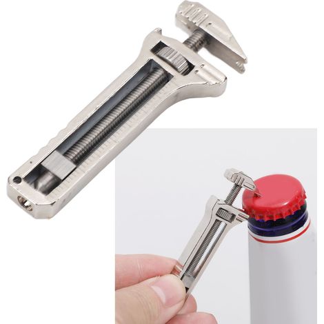 Clé Multifonction Compacte Alliage de Titane, Multi-Tool ÉDC Portable pour Outdoor avec Ouverture Bouteille et Tournevis (1/5)